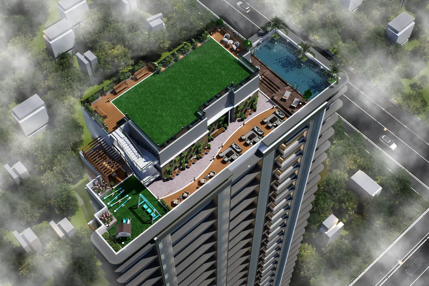 Terrace amenity